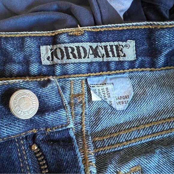 NWT VINTAGE 80's JORDACHE ACID WASH JEANS W ZIPPER DETAIL - Picture 8 of 13
